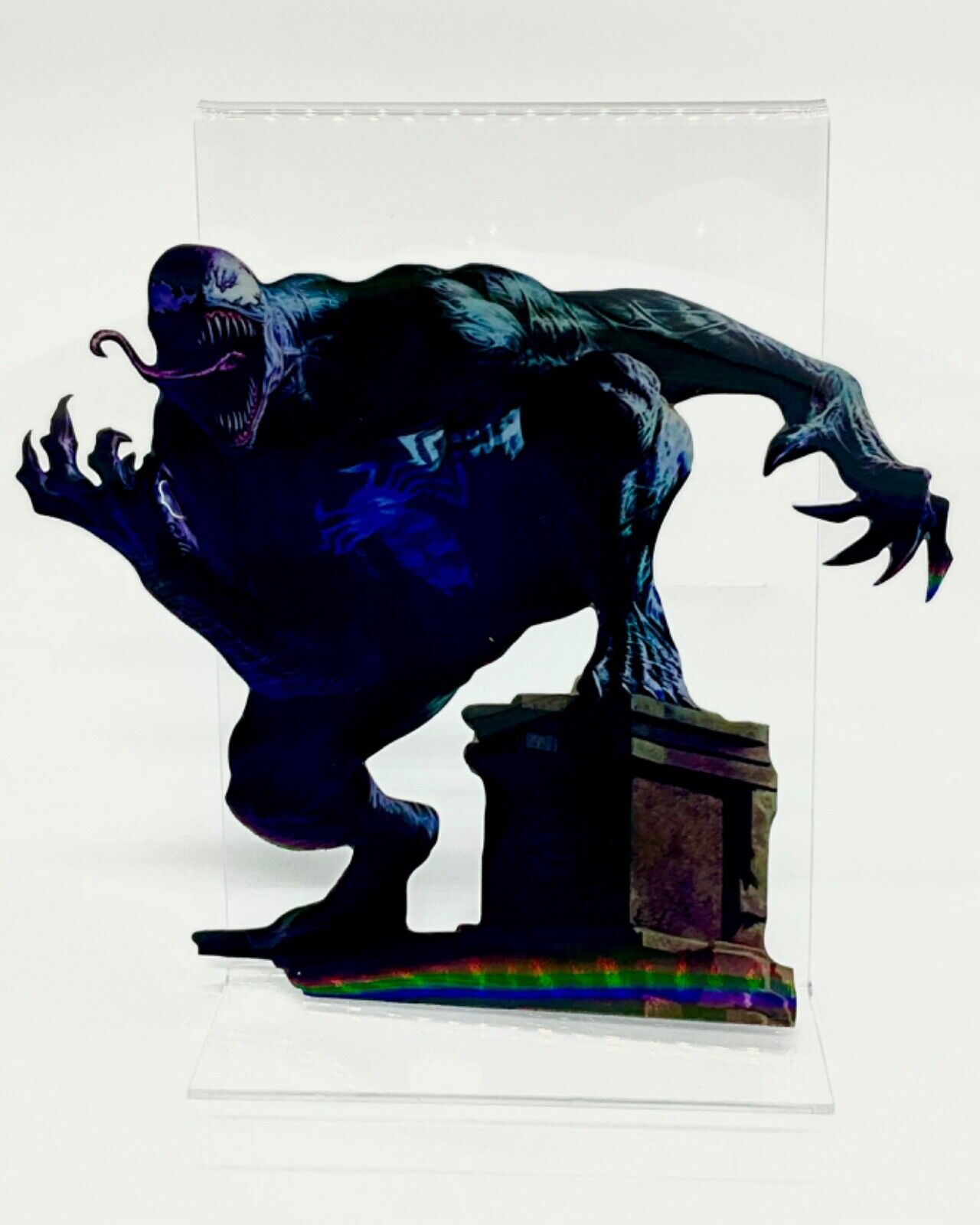 VENOM HOLOGRAPHIC PREMIUM VINYL STICKER 6x5 INCHES MARVEL SPIDER-MAN