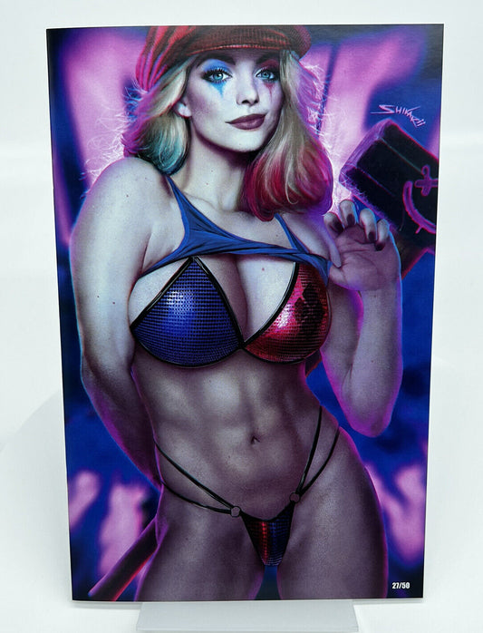 Hardlee Thinn #1 Shikarii Virgin LIMITED EDITION #27 OF #50 COPIES HARLEY QUINN