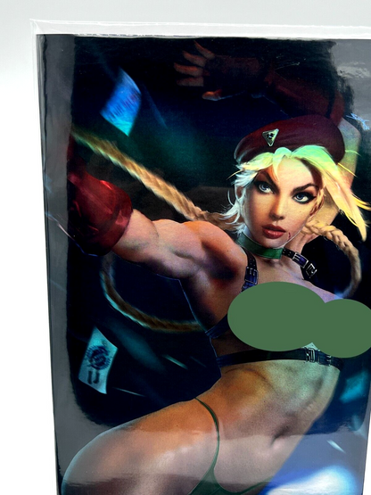 Power Hour #1 Cammy Street Fighter SHIKARII VIRGIN FOIL LIMITED EDITION #8 /20