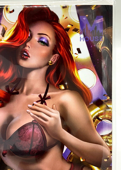 M House Jessica Rabbit Logan Cure Virgin Lingerie Variant Melinda’s Comics