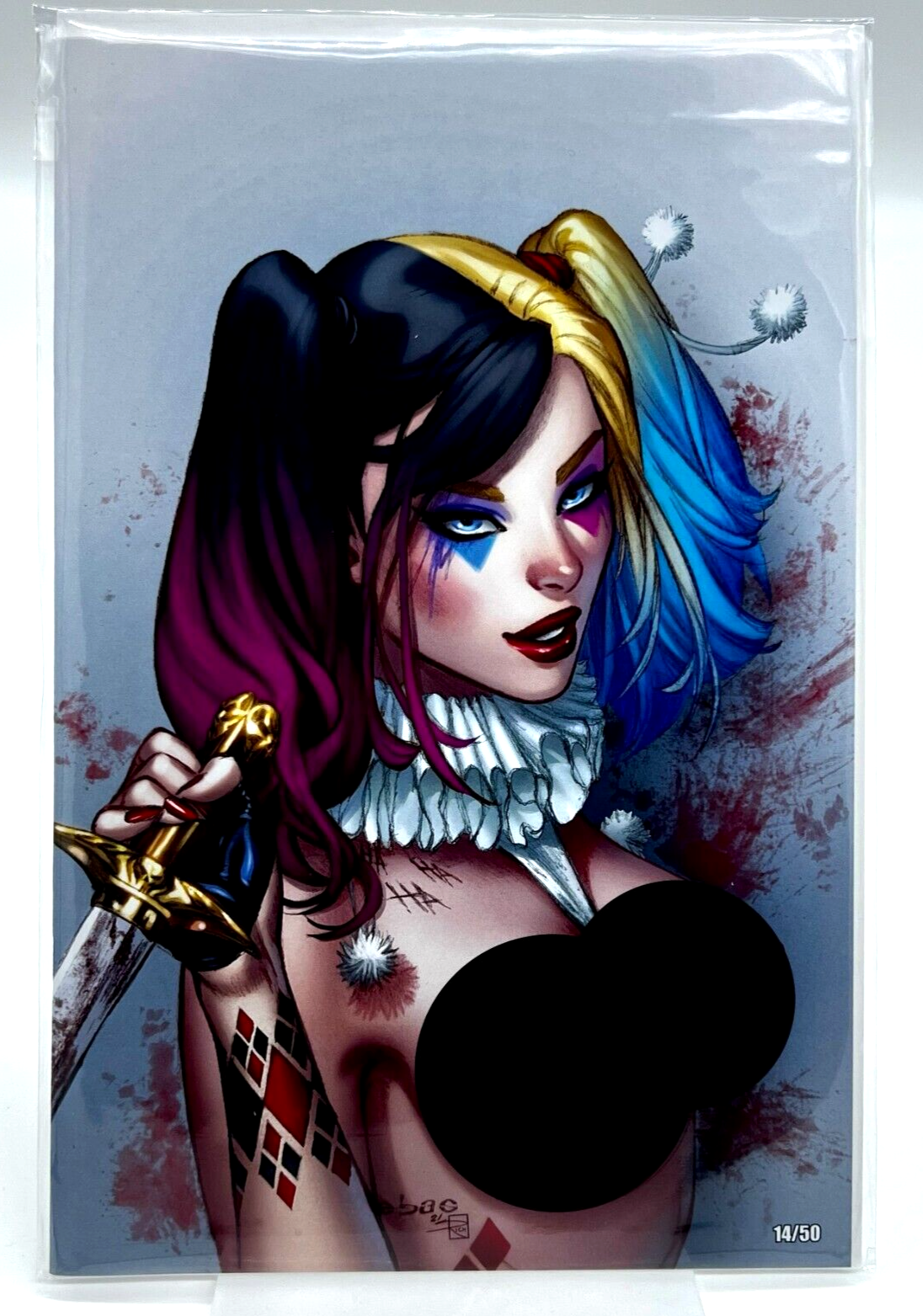 HARLEY QUINN HARDLEE THINN EBAS VIRGIN LIMITED EDITION #14/50 SUICIDE SQUAD DC