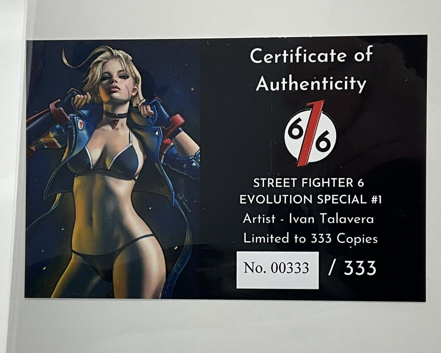 STREET FIGHTER 6 EVOLUTION #1 IVAN TALAVERA VIRGIN  BIKINI  LIMITED  #33/333