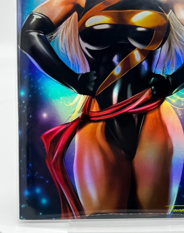 Faros Lounge Ms Marvel FERNANDO ROCHA VIRGIN FOIL LIMITED 20 Melinda's Comic