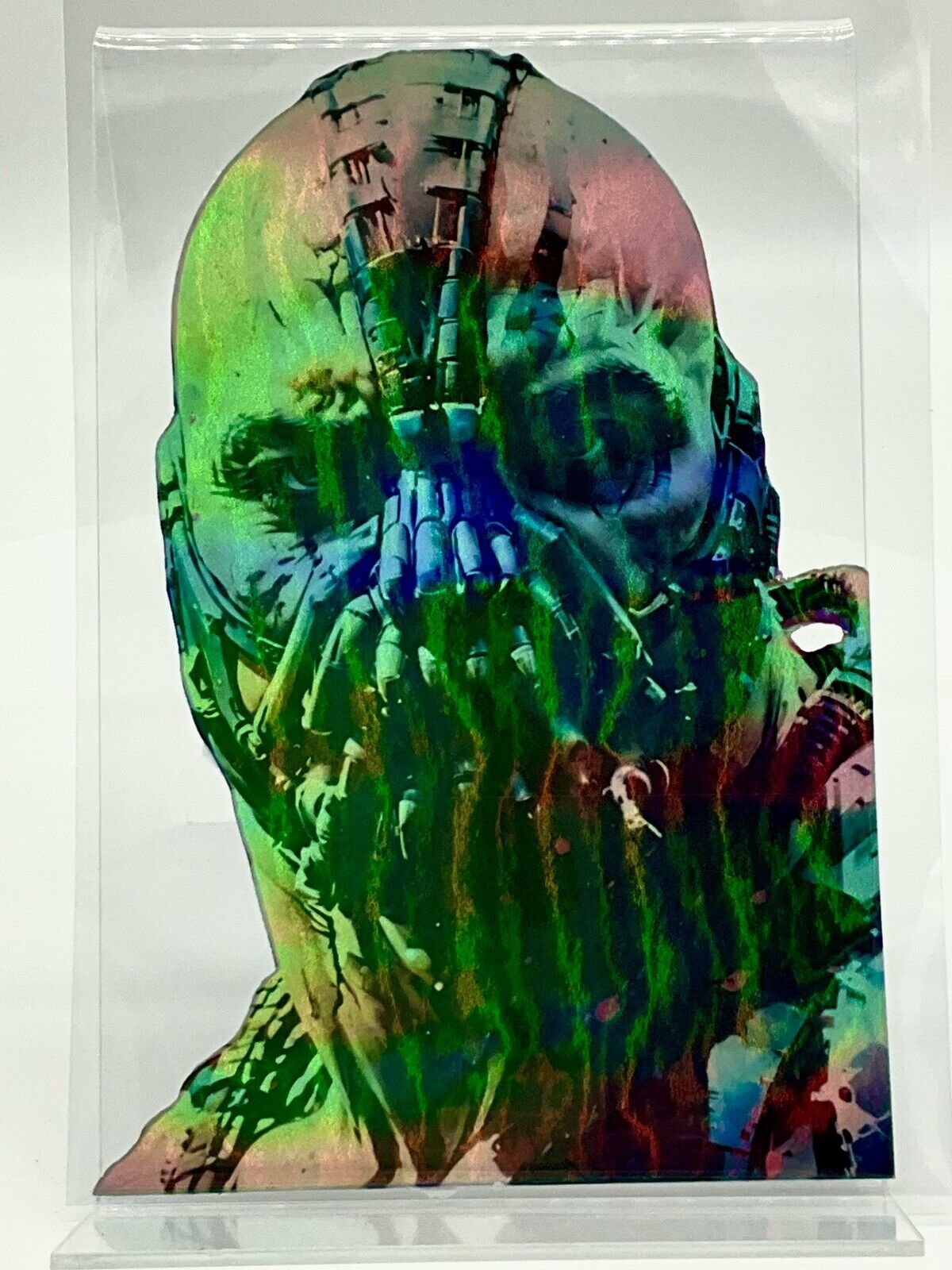 BANE HOLOGRAPHIC VINYL STICKER 6” X 2.5” DC COMICS BATMAN DARK KNIGHT