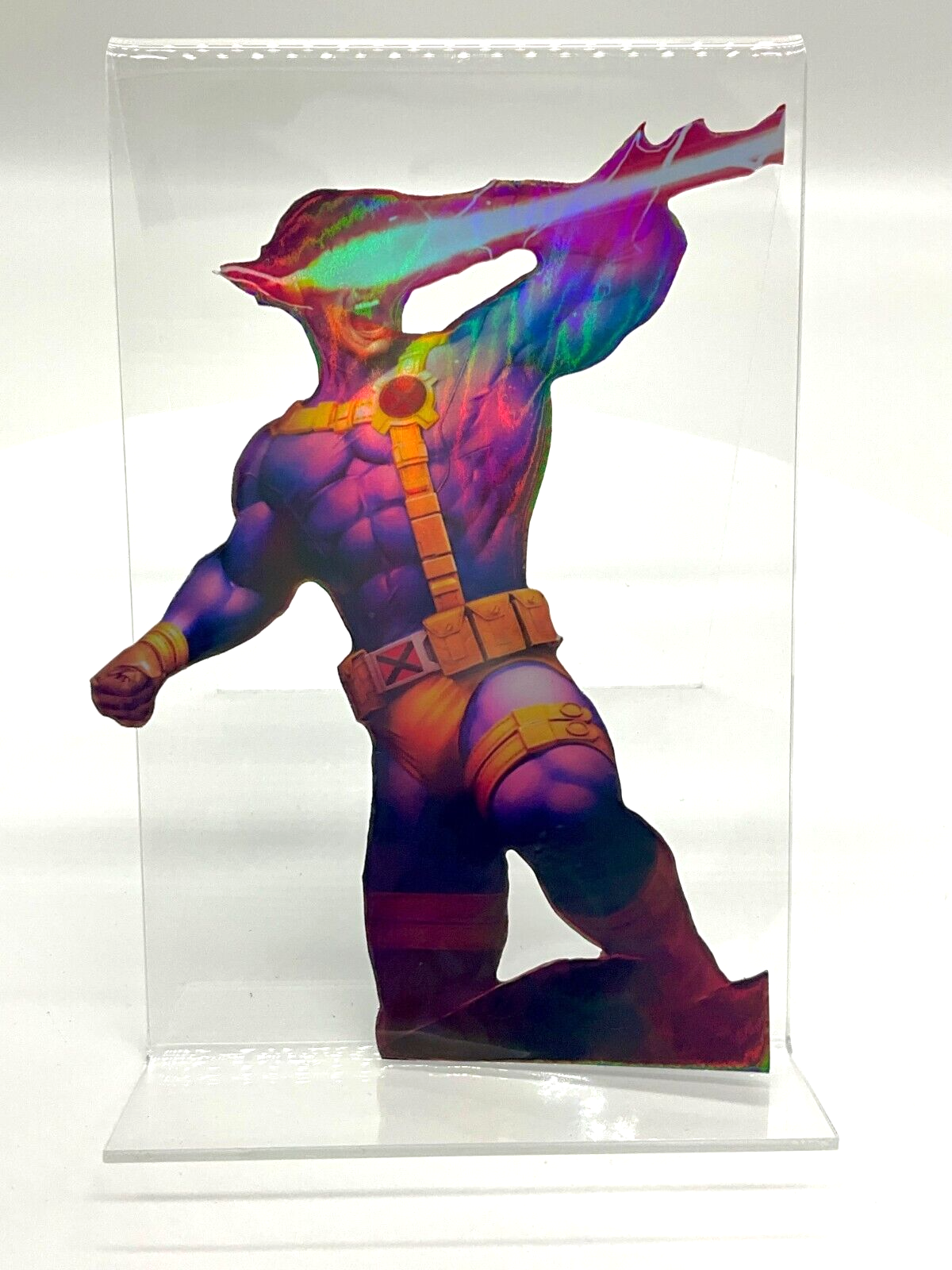 CYCLOPS HOLOGRAPHIC PREMIUM VINYL STICKER 6"x4" X-MEN MARVEL