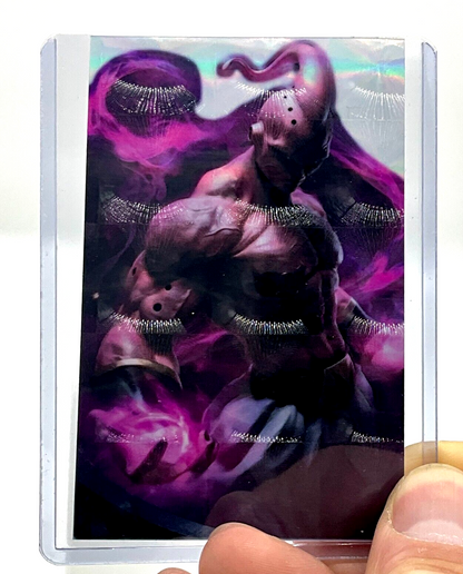 MAJIN BOO DBZ HOLOGRAPHIC PREMIUM LAMINATED Vinyl STICKER 4X3 IN. DRAGON BALL Z