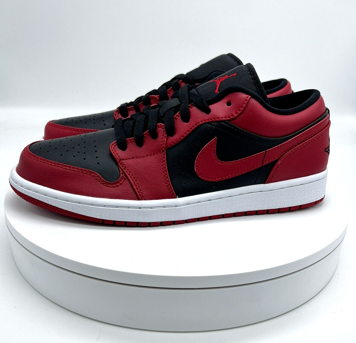 Nike Air Jordan 1 Low Gym Red Black White NEW MENS SHOES SIZE 9 US 553558-606