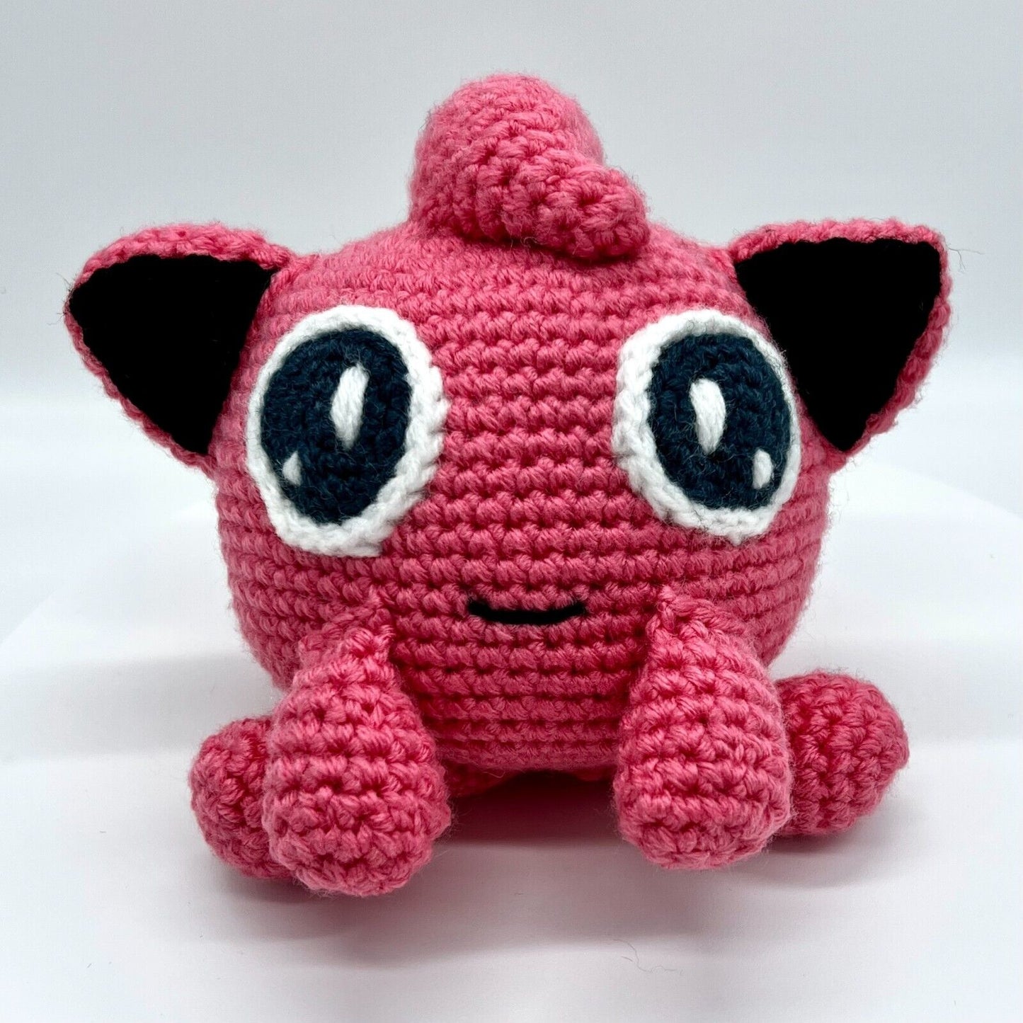 JIGGLYPUFF POKEMON PLUSH AMIGURUMI KNITTED CROCHET STUFFED ANIMAL COLLECTIBLE