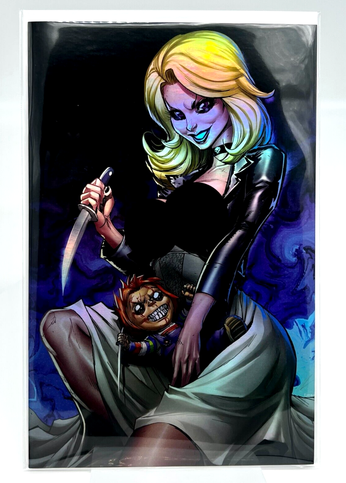 Miss Meow #4 Chucky's Bride Tiffany Ale Garza Virgin Foil LIMITED EDITION 10