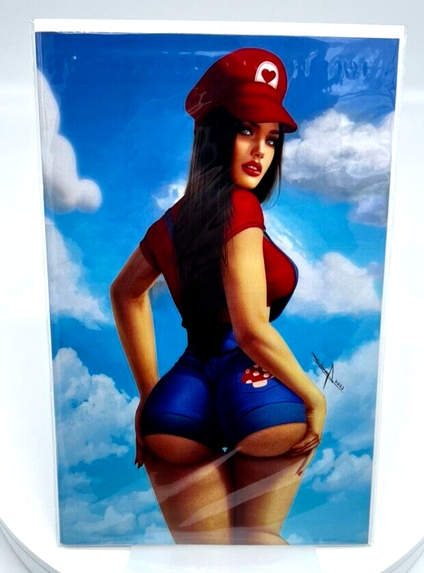 M HOUSE SUPER MARIO COSPLAY SIDNEY AUGUSTO VIRGIN LIMITED EDITION 100 MELINDA'S