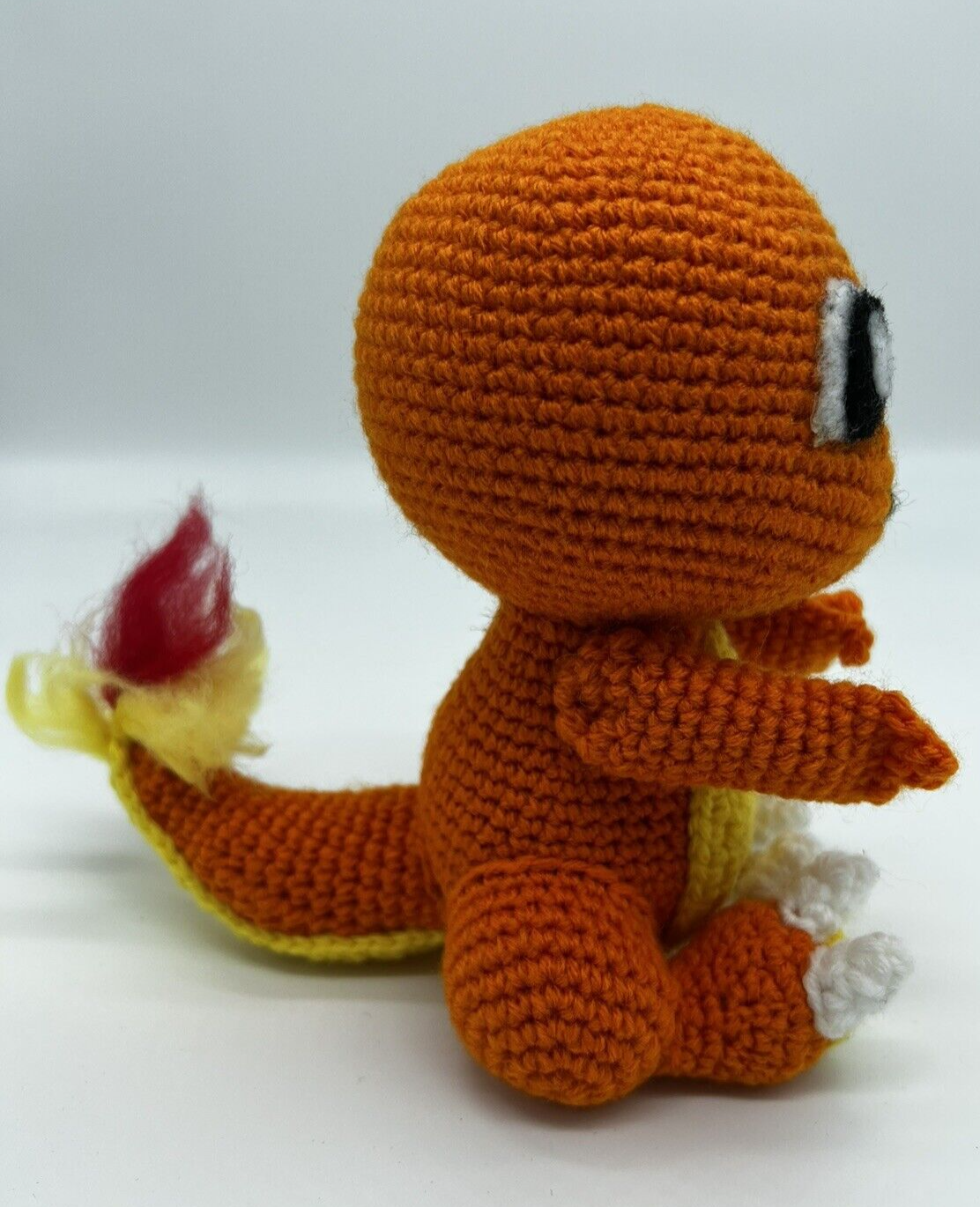 POKEMON CHARMANDER KNITTED CROTCHET STUFFED ANIMAL AMIGURUMI HANDMADE PLUSH TOY