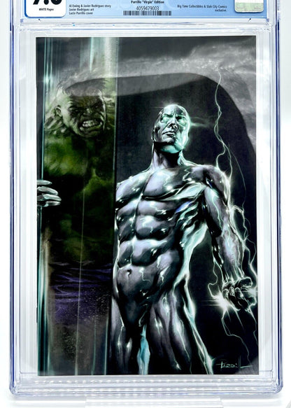 Defenders #1 Silver Surfer Lucio Parrillo Virgin Limited Edition 1000 CGC 9.8