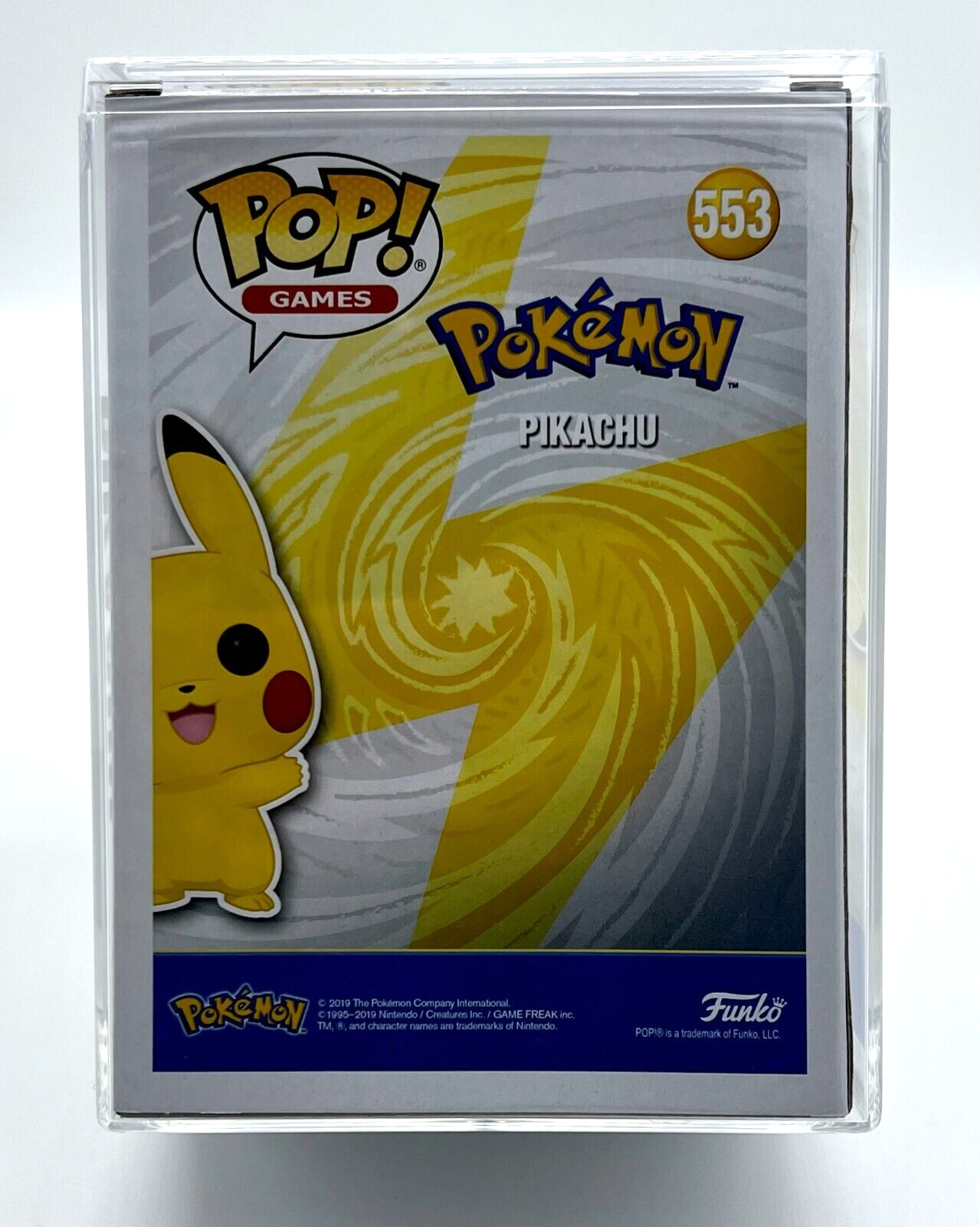 Funko Pop! Pokémon Pikachu Catch 'em #553 with protective hard case