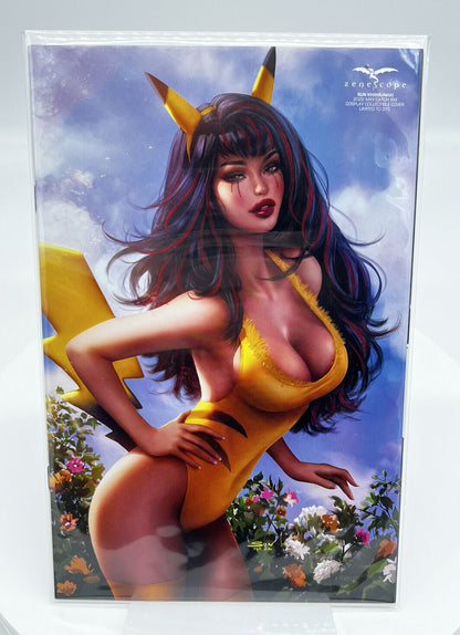 ZENESCOPE 2022 MAY CATCH EM SUN KHAMUNAKI LTD 375 POKEMON PIKACHU