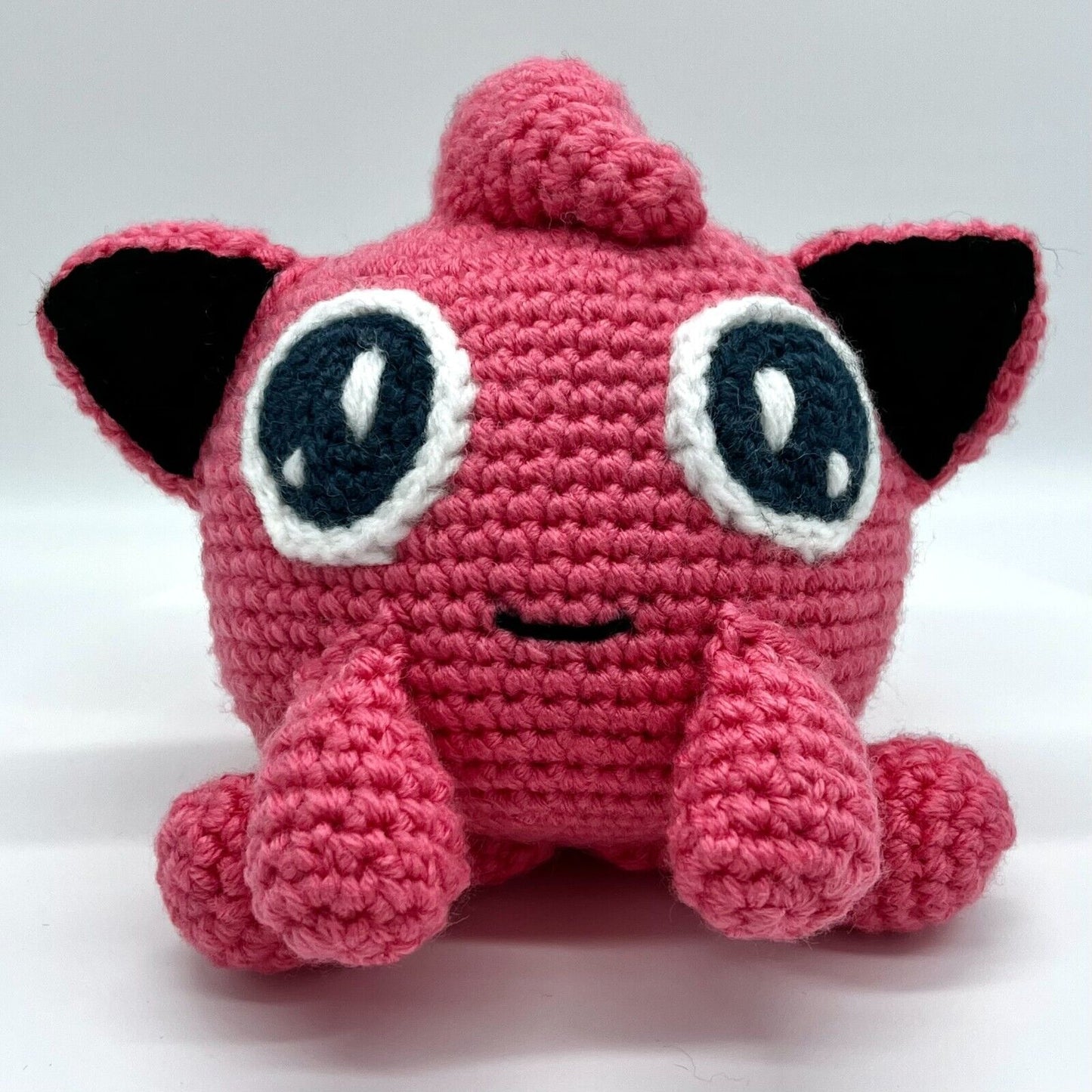 JIGGLYPUFF POKEMON PLUSH AMIGURUMI KNITTED CROCHET STUFFED ANIMAL COLLECTIBLE