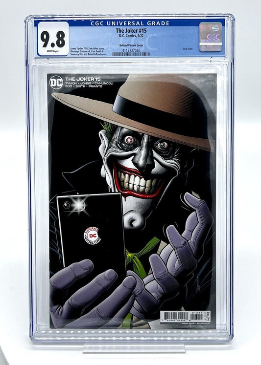 THE JOKER #15 THE KILLING JOKE  BRIAN BOLLAND GRADED CGC 9.8 BATMAN DC COMICS