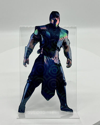 MORTAL KOMBAT SUBZERO  HOLOGRAPHIC PREMIUM VINYL STICKER 7"x4" SCORPION