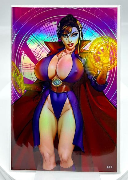 M House Doctor Strange BRIAN MIROGLIO VIRGIN FOIL LIMITED ARTIST EDITION #4/10