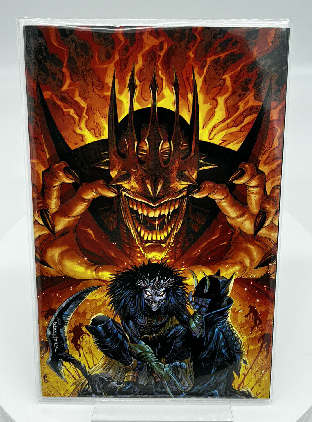 Batman Who Laughs  Dark Nights Death Metal #7 Tyler Kirkham Virgin Limited  1500