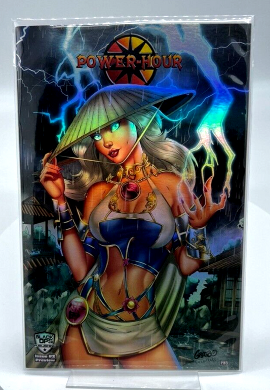 Power Hour #2 MORTAL KOMBAT RAIDEN GREGBO FOIL LIMITED PUBLISHER EDITION #5/5