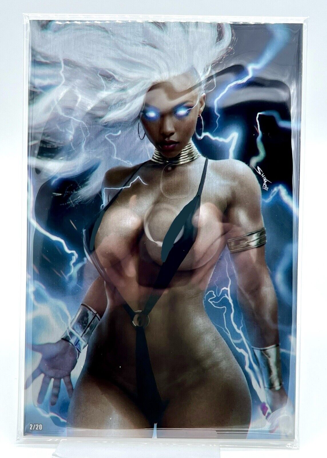 Power Hour #2 STORM X-MEN SHIKARII  Virgin METAL Limited Edition #2/20