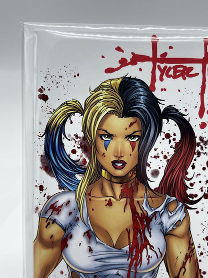 HARDLEE THINN INVINCIBLE BATTLE DAMAGED VIRGIN TYLER KIRKHAM ARTIST EDITION #1/5