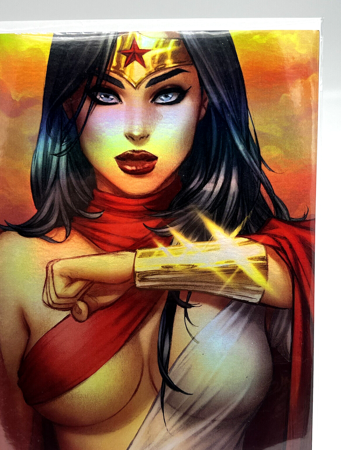 Power Hour #2 Wonder Woman Princess Of Power EBAS VIRGIN FOIL LIMITED #5/20