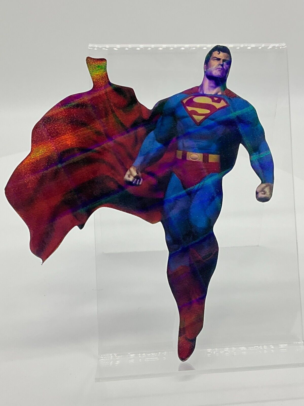 SUPERMAN Holographic PREMIUM VINYL STICKER  6” X 6” Sticker DC COMICS