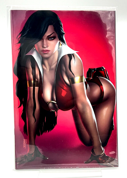 VAMPIRELLA DRACULA  RAGE #4 JOSH BURNS VIRGIN LIMITED EDITION #31/333 COA