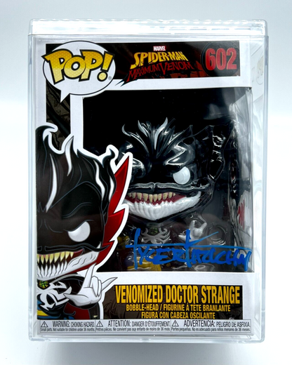 Funko POP Spider-Man Maximum Venom 602 Doctor Strange SIGNED & REMARKED KIRKHAM