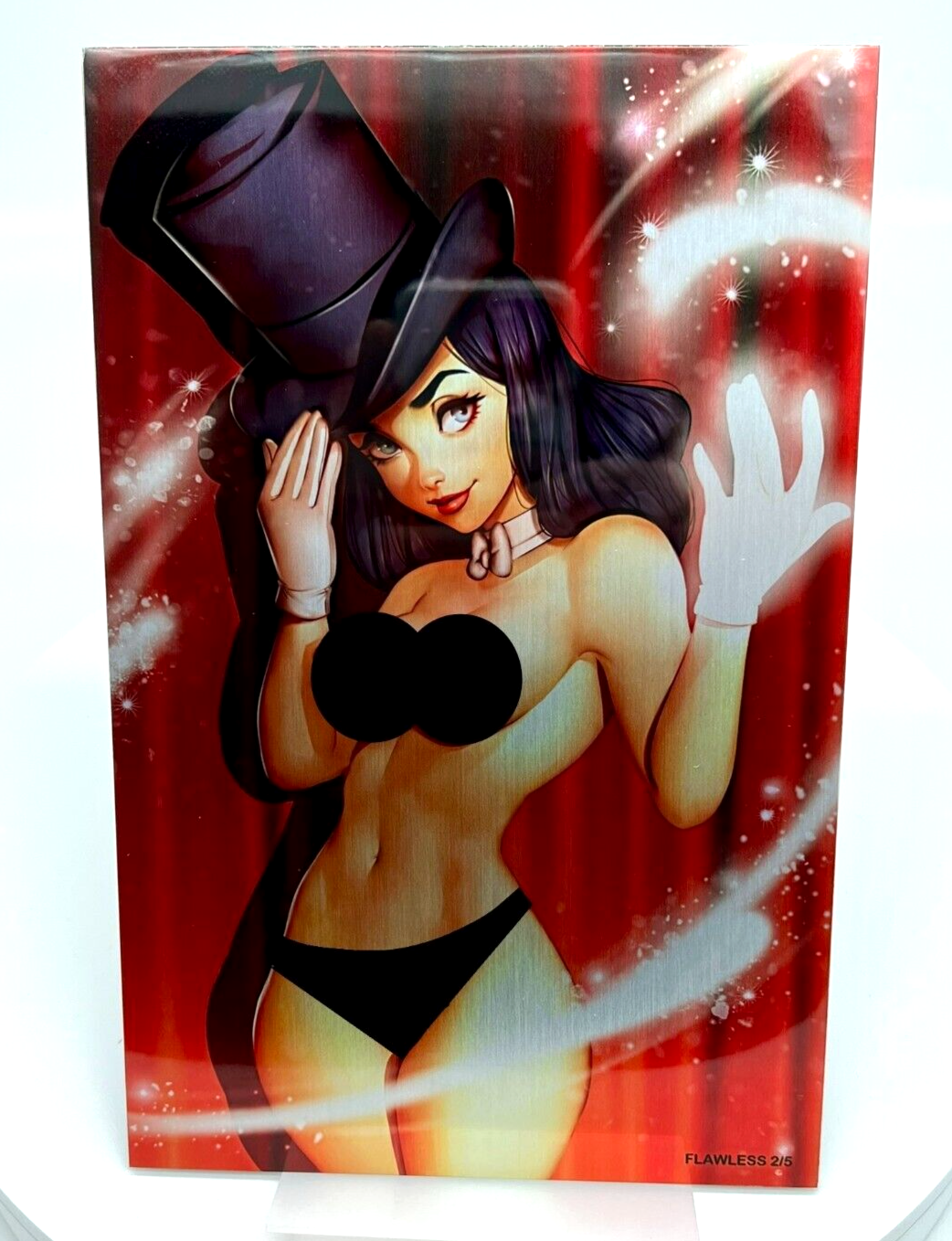 FLAWLESS UNIVERSE MAGICAL COLLECTORS COVER ZATANNA ZATARA METAL LIMITED #2/5