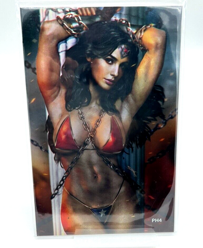 POWER HOUR WONDER WOMAN SHIKARII VIRGIN METAL LIMITED EDITION AP #4/5 COPIES