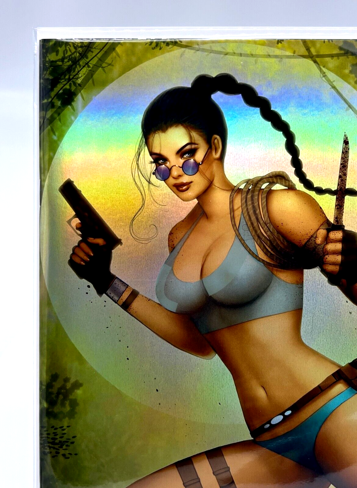 Tomb Raider Lara Croft Nathan Szerdy  Virgin Foil Limited Edition #20