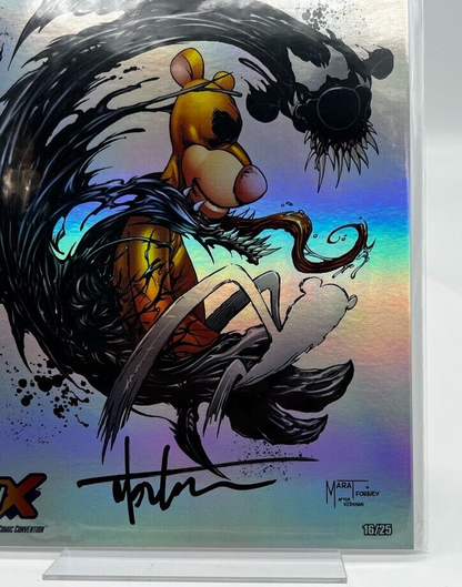 DO YOU POOH TIGGOMVERSE VENOM TYLER KIRKHAM SIGNED FOIL LIMITED EDITION #16/25