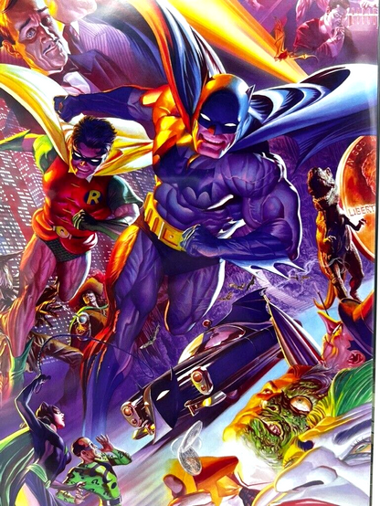 THE HISTORY OF BATMAN ALEX ROSS 75TH ANNIVERSARY VIRGIN LIMITED EDITION 250