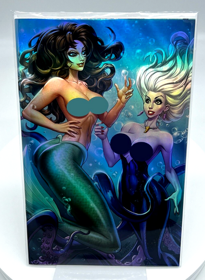 M HOUSE ARIEL LITTLE MERMAID ALFRET LE FOIL LIMITED EDITION 20 MELINDA'S COMICS