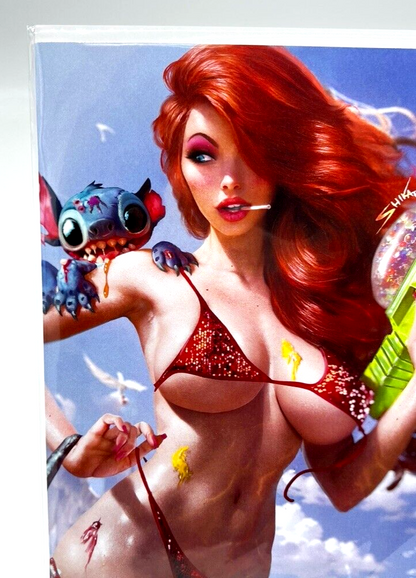 Jessi Zombie Witch Hunter Jessica Rabbit Stitch Shikarii Limited Edition 350