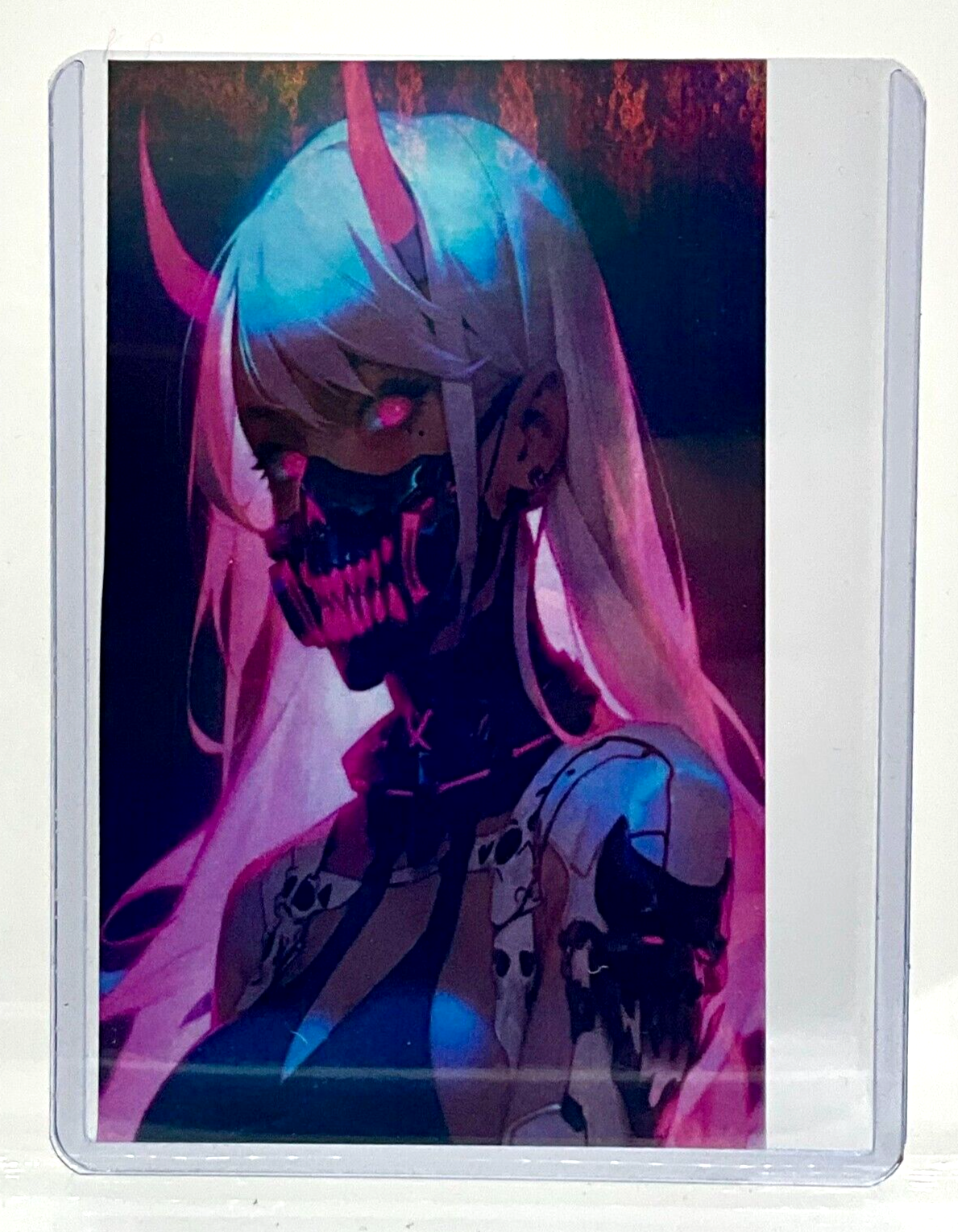 CYBERPUNK ANIME HOLOGRAPHIC PREMIUM LAMINATED Vinyl STICKER 4X3 IN