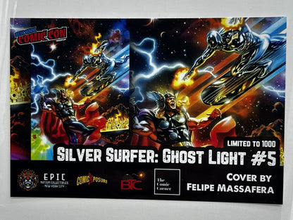 SILVER SURFER GHOST LIGHT #5 FELIPE MASSAFERA VIRGIN LIMITED EDITION 1000 NYCC