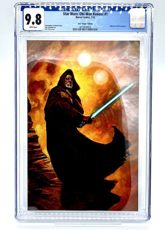 STAR WARS: OBI WAN KENOBI #1 C.M. GIST VIRGIN GRADED CGC 9.8 MARVEL 2022