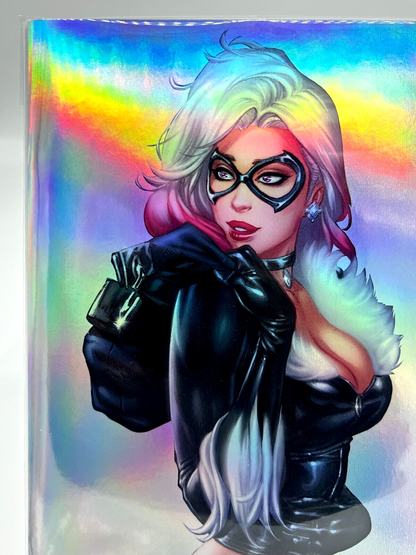 Persuasion #4 Black Cat ERIC EBAS BASALDUA CHROME FOIL LIMITED EDITION #21/100