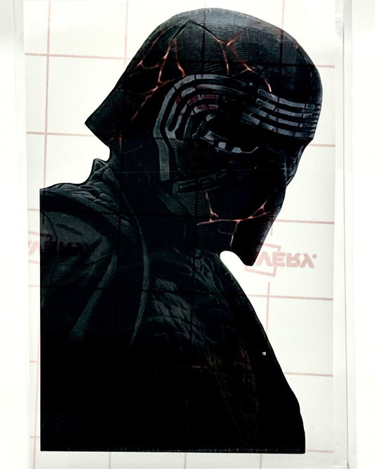 DARTH REN KYLO Transperent Clear Vinyl Laminated 4” X 6” Sticker STAR WARS