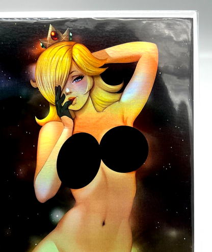 FLAWLESS UNIVERSE PRINCESS PEACH SUPER MARIO VIRGIN FOIL LIMITED EDITION #4/5