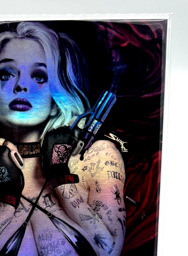 HARDLEE THINN NOV 22′ Shikarii VIRGIN FOIL LIMITED #3/10 COPIES Harley Quinn