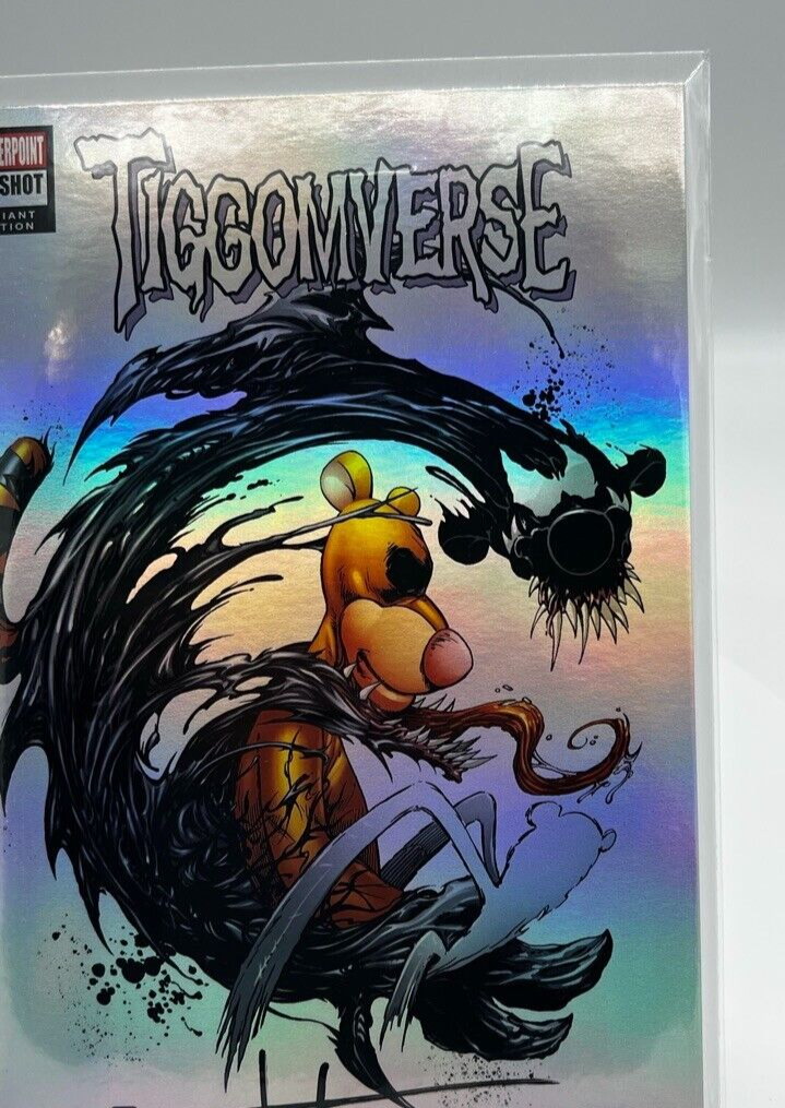 DO YOU POOH TIGGOMVERSE VENOM TYLER KIRKHAM SIGNED FOIL LIMITED EDITION #16/25