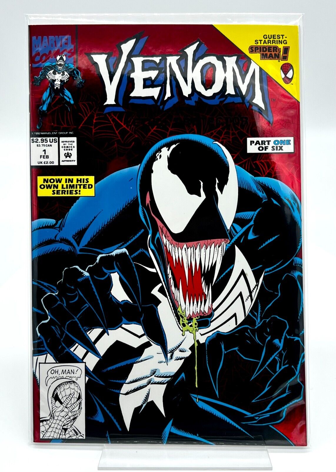 Venom Lethal Protector #1 Mark Bagley Sam De La Rosa Red Foil Spider-man Marvel