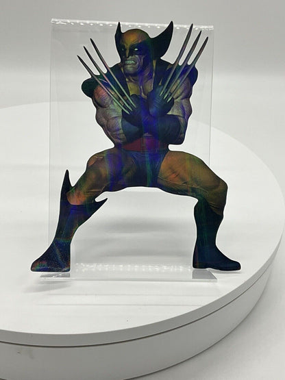 X-MEN WOLVERINE I HOLOGRAPHIC PREMIUM VINYL STICKER 6"x4" LOGAN MARVEL COMICS