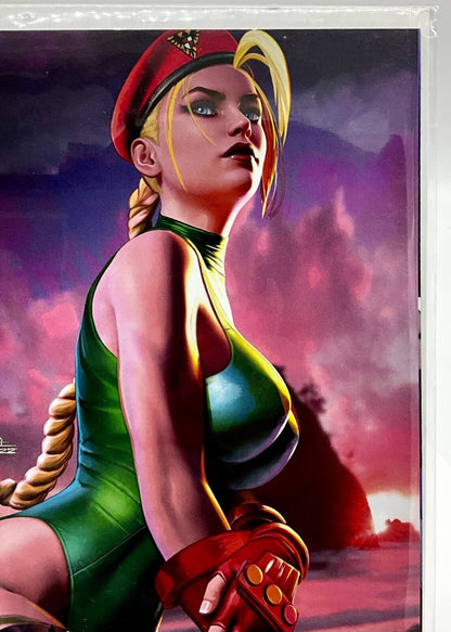 STREET FIGHTER CAMMY SUNSET VIRGIN GREG HORN LIMITED EDITION ARTIST PROOF #18/50