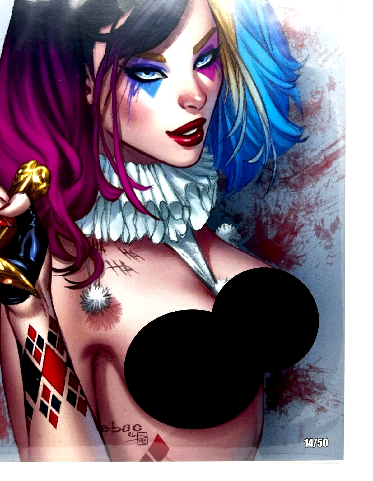 HARLEY QUINN HARDLEE THINN EBAS VIRGIN LIMITED EDITION #14/50 SUICIDE SQUAD DC