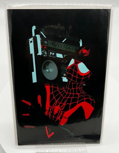 Miles Morales Spider-Man #35 Mike Mayhew VIRGIN LIMITED EDITION 1000 LL Cool J